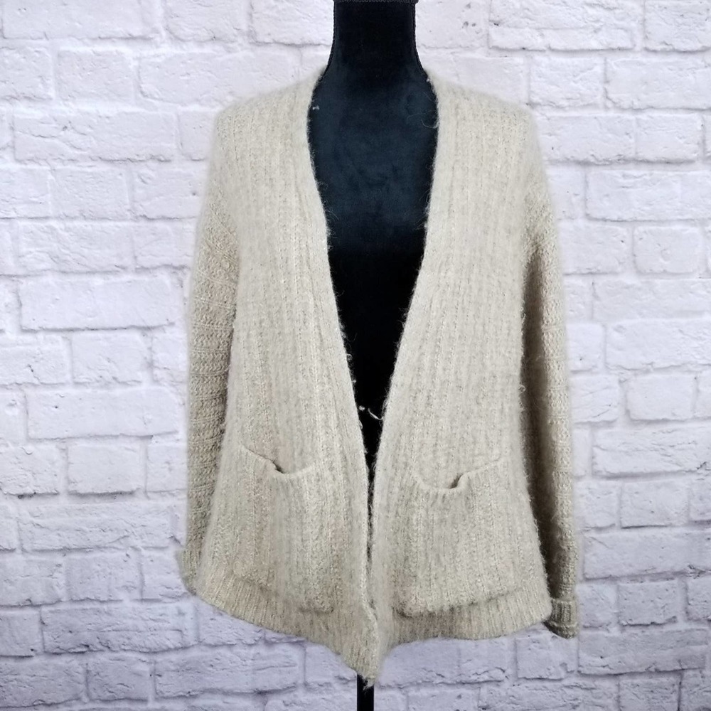 Joie Syden chunky sweater cardigan XXS alpaca wool